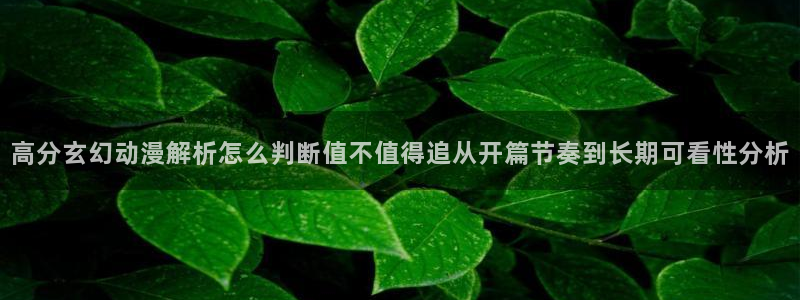 omofun动漫:高分玄幻动漫解析怎么判断值不值得追从开篇节奏到长期可看性分析配图
