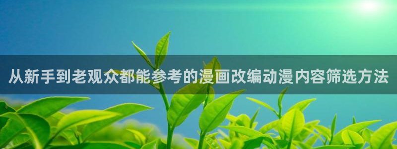 omofun动漫热门排行:从新手到老观众都能参考的漫画改编动漫内容筛选方法配图